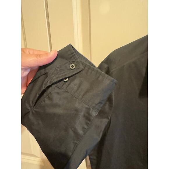 New York & Company Black Long Sleeve Button Down Long Sleeve Shirt Blouse Sz XL - Picture 4 of 10